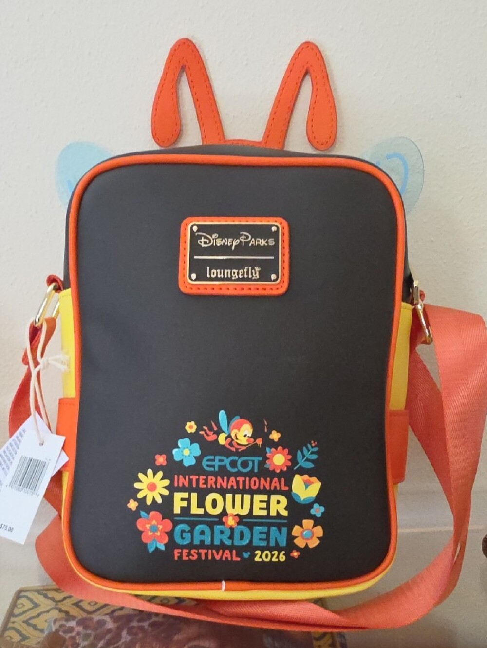 Loungefly Spike The Bee Epcot Exclusive Crossbody Bag - Picture 2 of 12